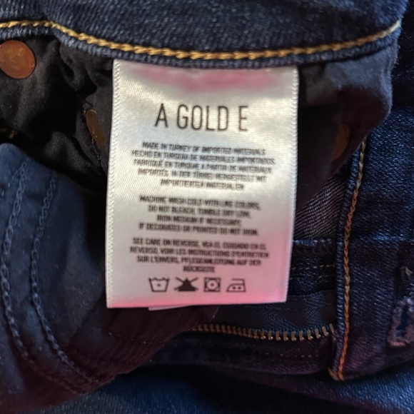 Agolde Sophie High Rise Skinny Crop Jeans in Reverb Raw Hem Size 30 - Picture 12 of 12